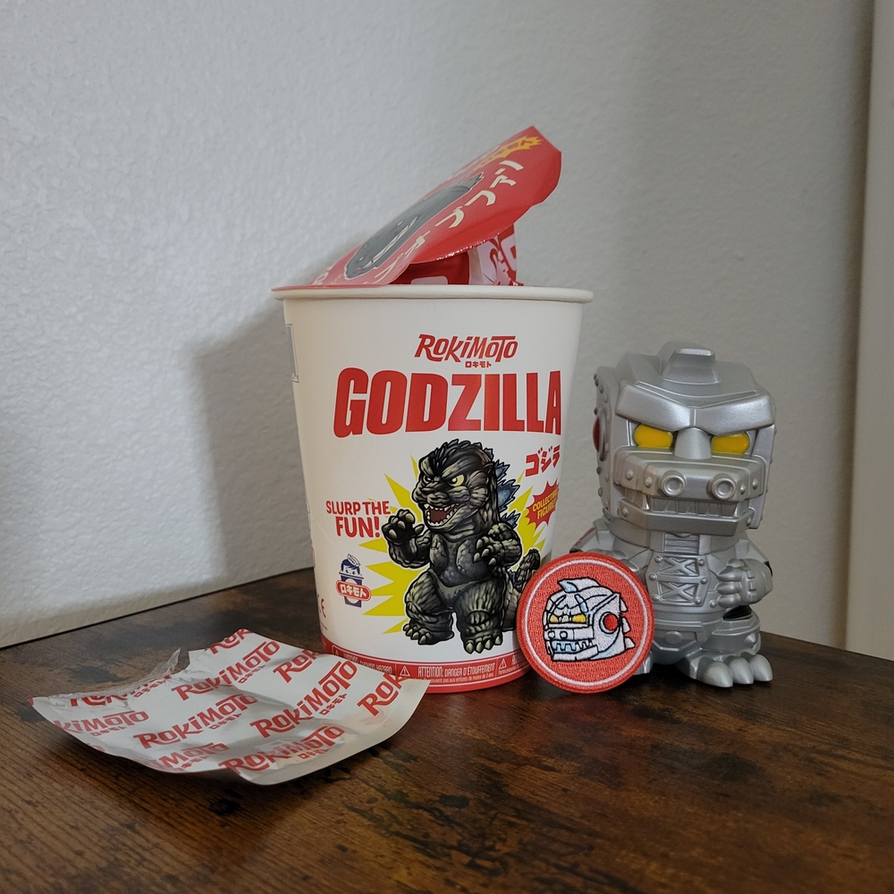 Godzilla Rokimoto Cup Vinyl Figure blind box (REVEALED MECHAGODZILLA)
